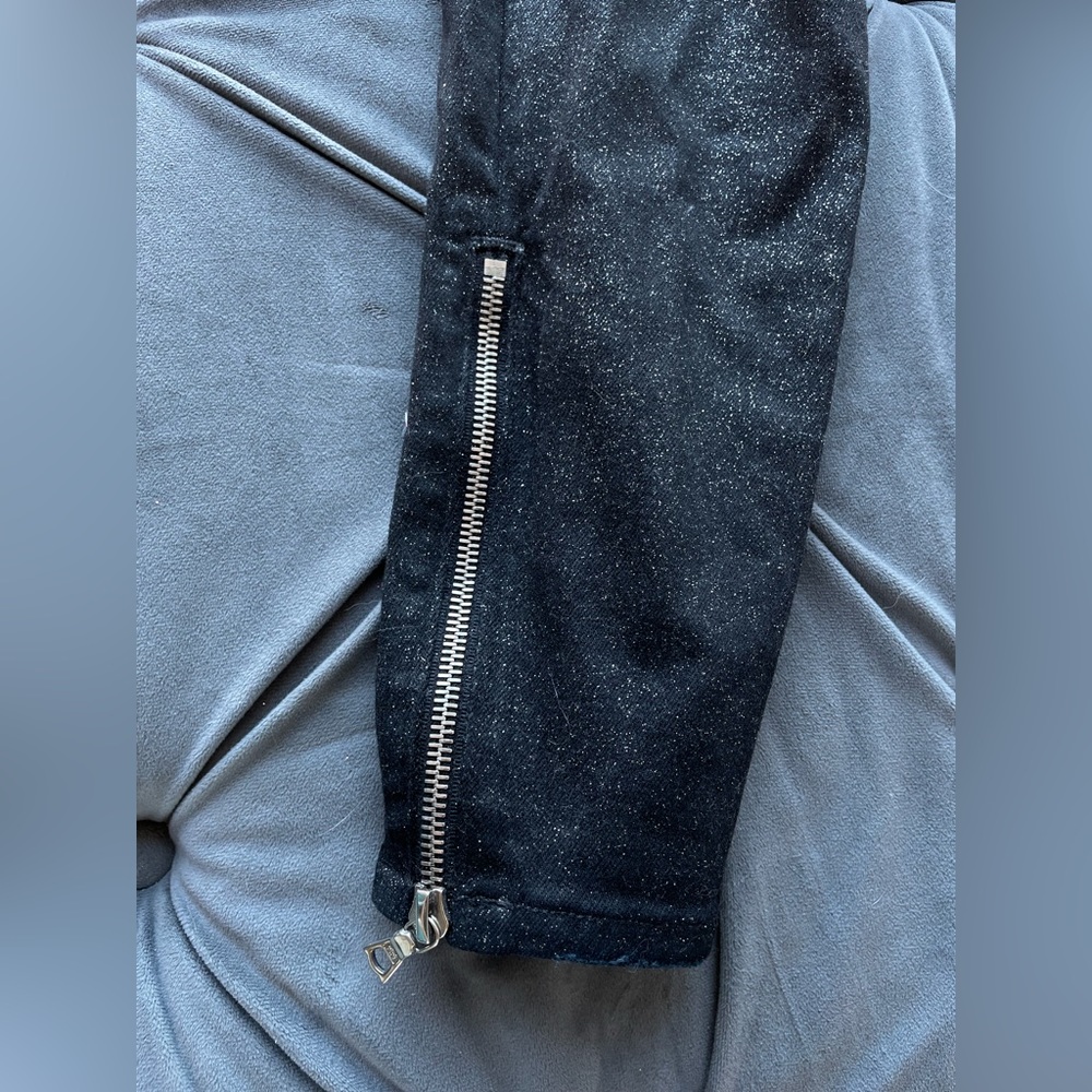 Amiri Women's Black Glitter Thrasher Jeans | Closet Label #120.) - Picture 12 of 16